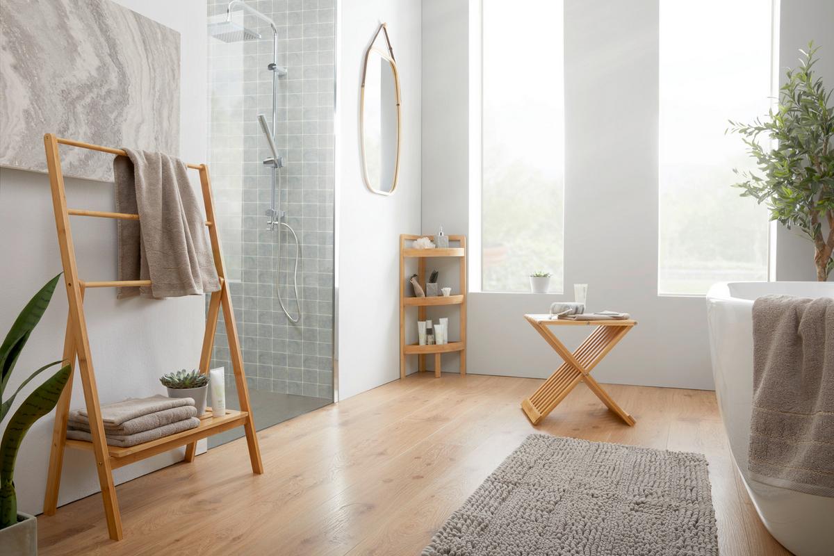 Držiak na uteráky BONNY prírodné farby - prírodná farba, Modern, prírodné materiály (53/100/30cm) - P & B