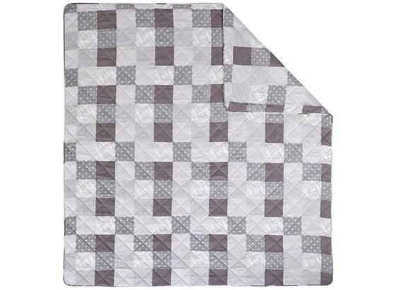 Tagesdecke Alina 220x240 cm - Weiß/Grau, ROMANTIK / LANDHAUS, Textil (220/240cm) - James Wood Tagesdecke Alina 220x240 cm - Weiß/Grau, ROMANTIK / LANDHAUS, Textil (220/240cm) - James Wood