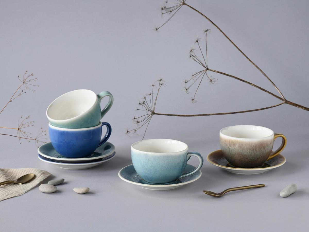 Tassenset Caldera Mix Multicolor L: 30 cm - Multicolor, Basics, Keramik - Creatable