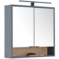 Spiegelschrank Fabio Stehend & Hängend Montierbar - MODERN, Glas/Holzwerkstoff (70/68/17,5cm)