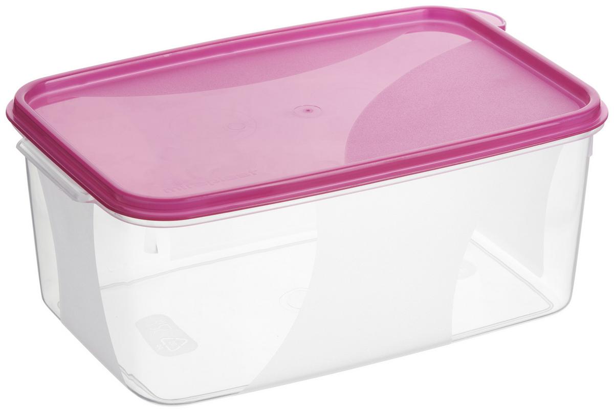 Frischhaltedose Elli ca. 2,75 L, Mikrowellengeeignet - Blau/Rot, KONVENTIONELL, Kunststoff (15/10.5/23cm)