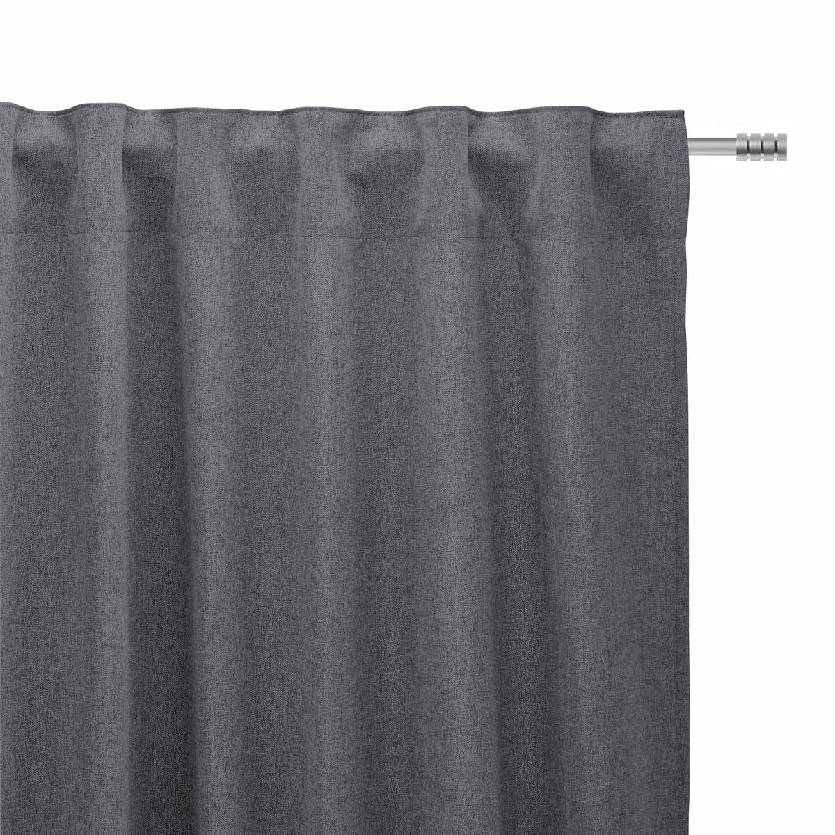 HOTOVÝ ZÁVĚS ULRICH -EXT- -TOP- - antracitová, textil (135/245cm) - Modern Living