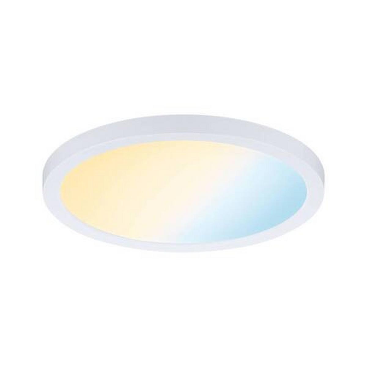 LED-Paneel L: 17,5 cm dimmbar - Weiß, Design, Kunststoff (17,5cm) - Paulmann
