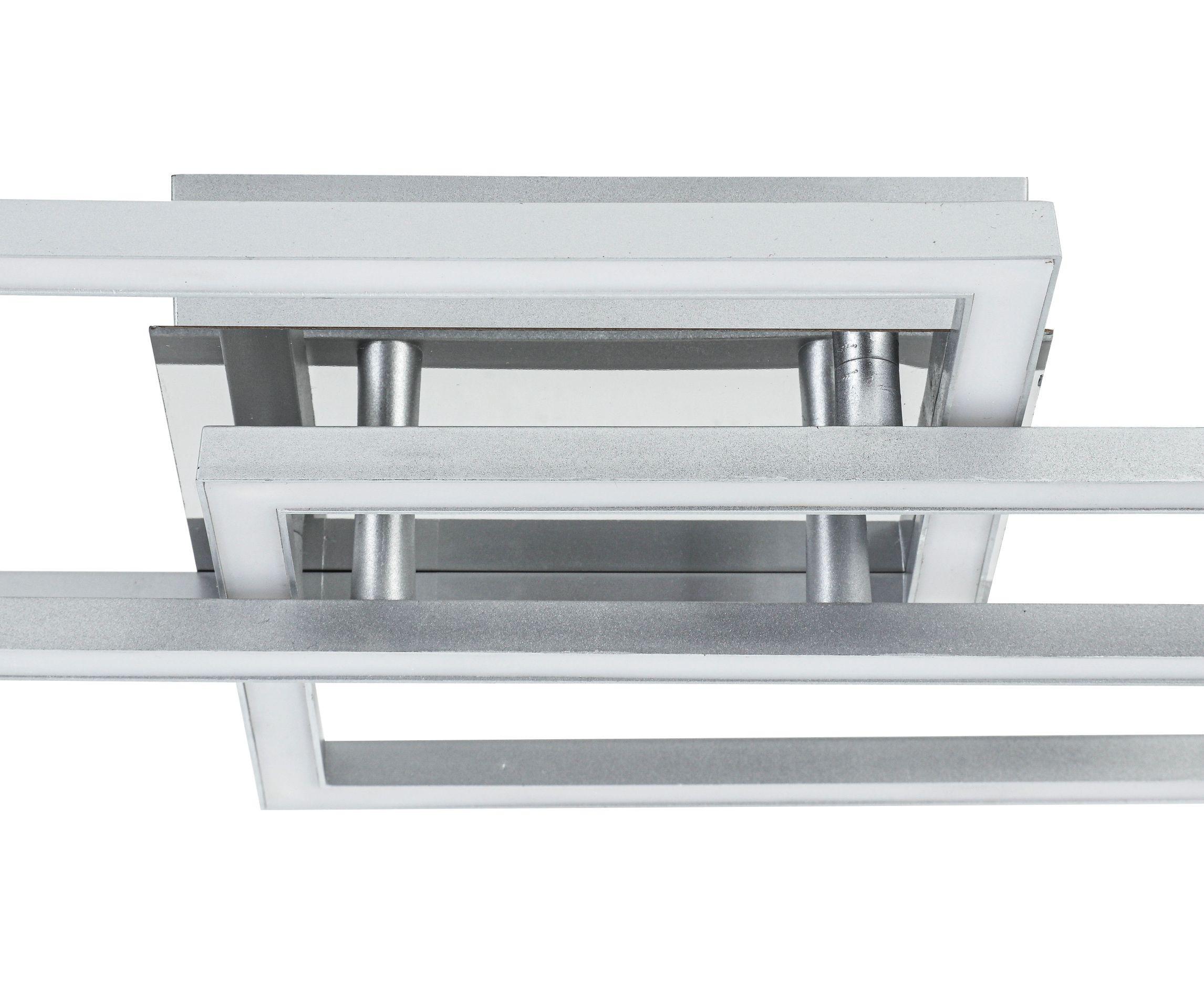 Led Mennyezeti Lámpa Nevi - ezüst/króm, Modern, műanyag/fém (63/24,5/7,7cm) - Luca Bessoni