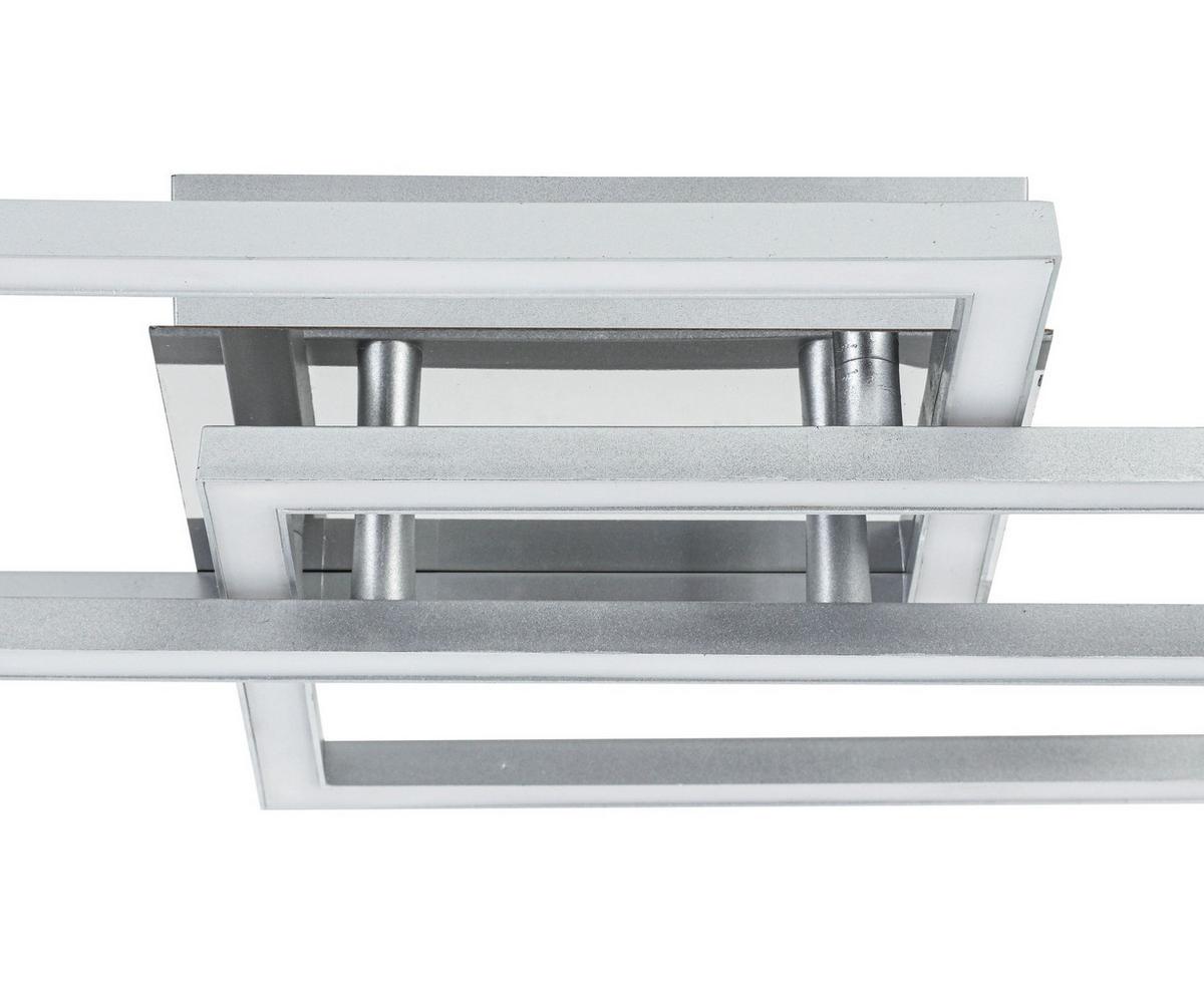 Led Mennyezeti Lámpa Nevi - ezüst/króm, Modern, műanyag/fém (63/24,5/7,7cm) - Luca Bessoni
