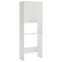 Waschmaschinenschrank Mobes Weiß B: 70,3cm - Weiß, Design, Holzwerkstoff (70,3/188,6/32,6cm) - MID.YOU