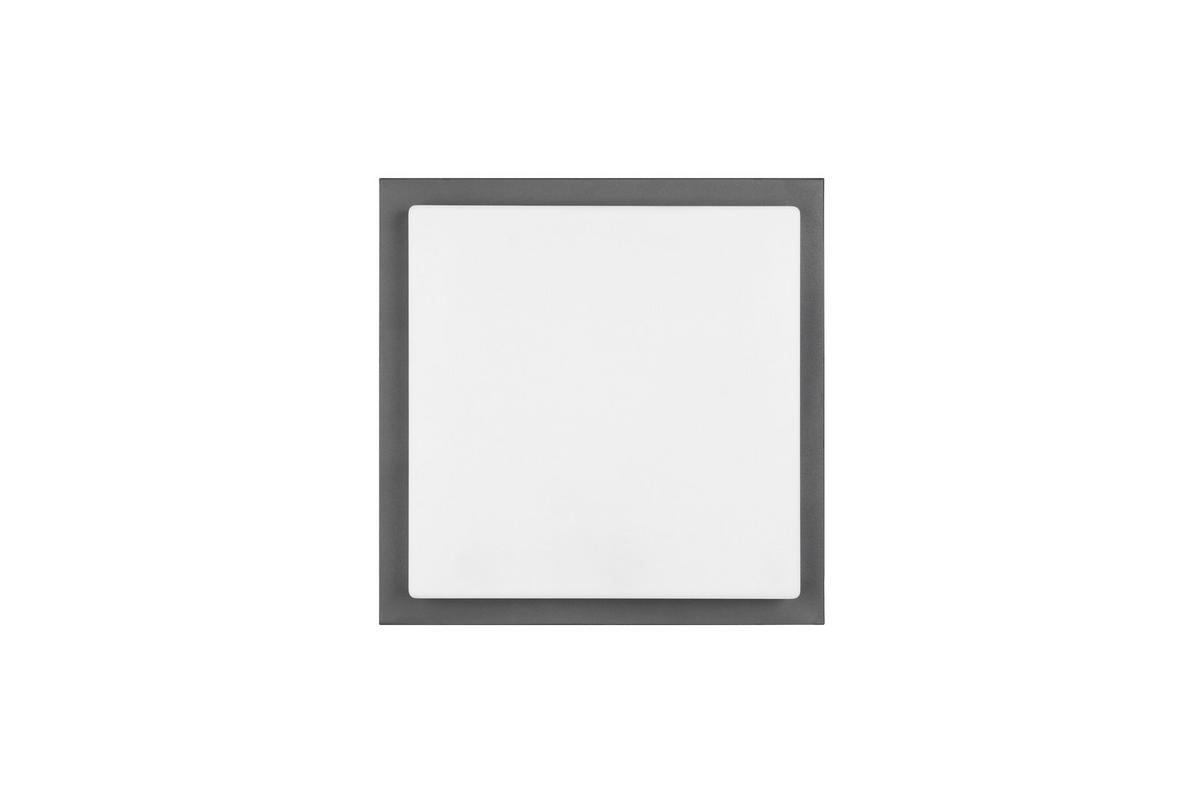 Außendeckenleuchte Bermejo Anthrazit Weiß B: 30cm - Anthrazit/Weiß, Basics, Kunststoff/Metall (30/5,7/30cm)