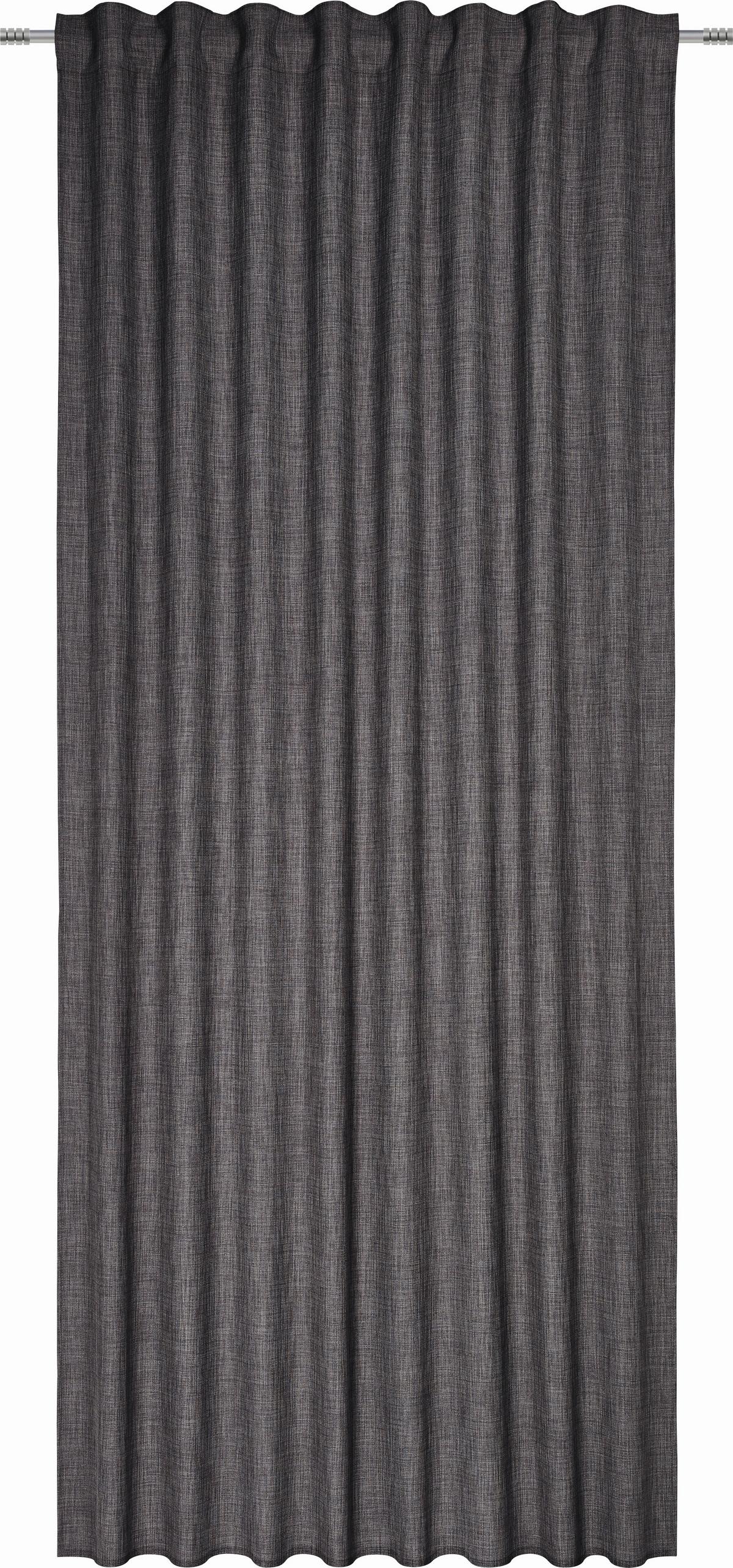 HOTOVÝ ZÁVĚS LEO, 135/255cm, šedá - šedá, textil (135/255cm) - Premium Living