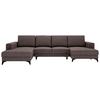 Harvey Braun U: 190x339x156 Cm - Schwarz/Braun, Design, Textil (190/339/156cm) - Livetastic