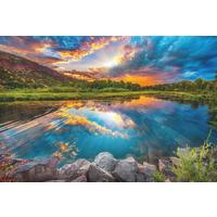 Vliestapete Natur - Multicolor, Natur, Papier (368/248cm)