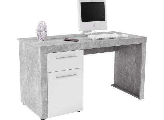 Schreibtisch Focus - Weiß/Grau, MODERN, Holz (148,9/75,5/60cm) Schreibtisch Focus - Weiß/Grau, MODERN, Holz (148,9/75,5/60cm)