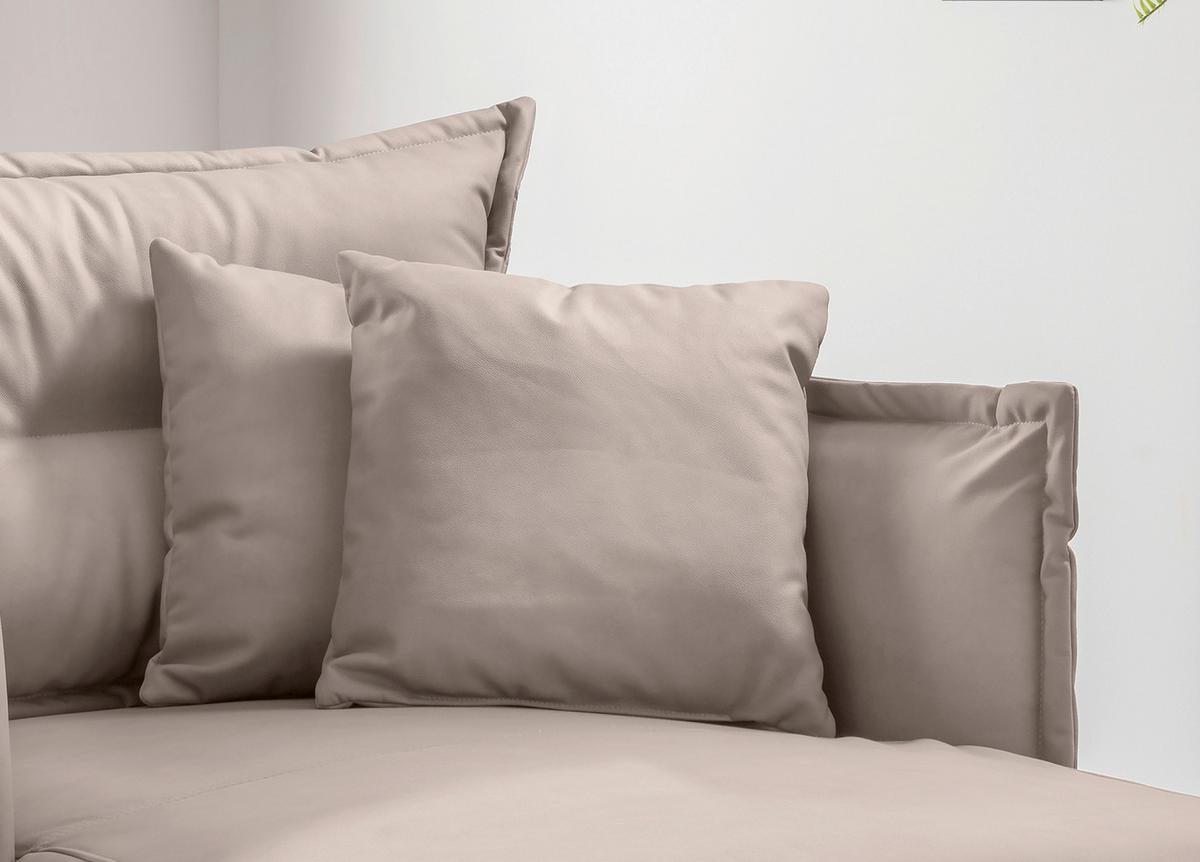 XXL-Sessel Lava Beige B: 111cm - Beige/Schwarz, MODERN, Textil (111/101/167cm) - Livetastic