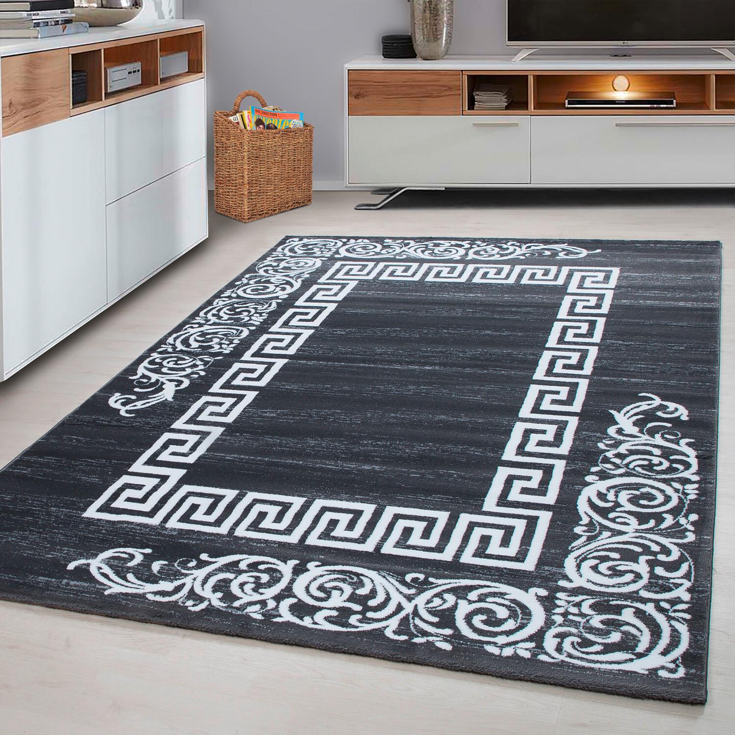 Flachwebteppich Miami - Grau, Design, Textil (240/340cm) - Novel