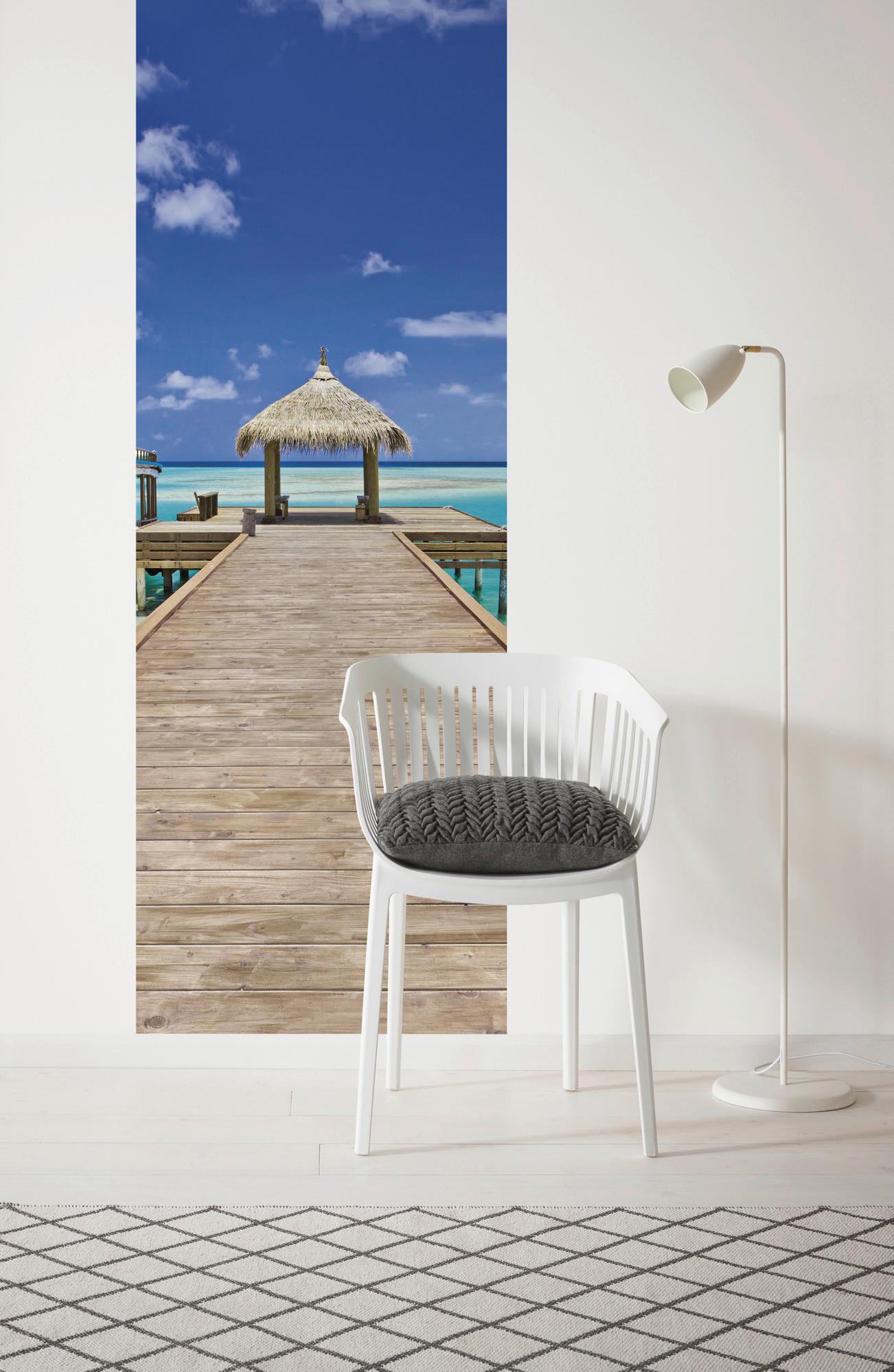 Vliestapete Beach Resort - Multicolor, Basics (100/280cm) - Komar