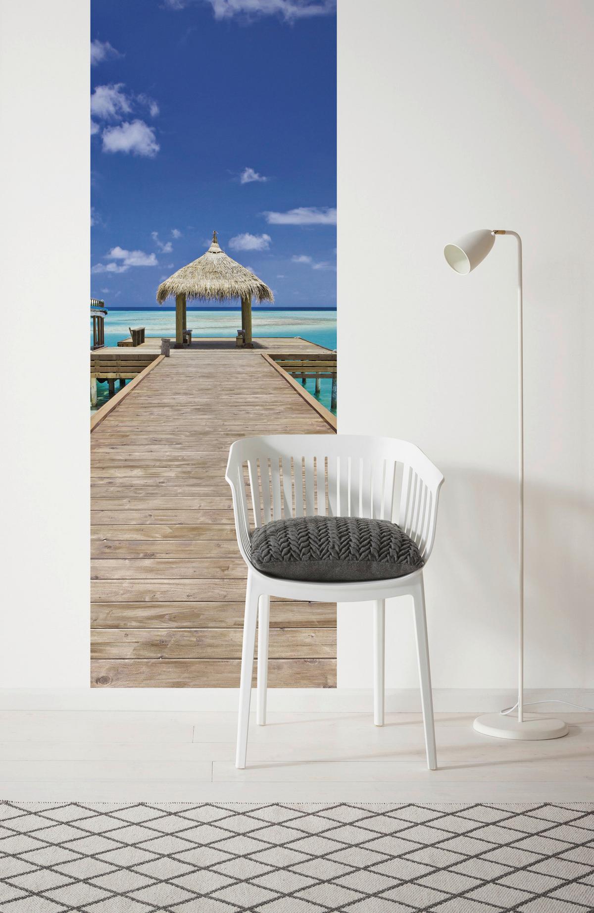Vliestapete Beach Resort - Multicolor, Basics (100/280cm) - Komar