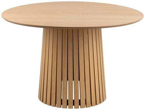Jídelní stůl z dyhy CHRISTO 120cm - barvy dubu, Trend, dřevo/kompozitní dřevo (120/120/75cm) - MID.YOU