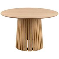Jedálenský stôl z dyhy CHRISTO 120cm - farba duba, Trend, drevo/kompozitné drevo (120/120/75cm) - MID.YOU