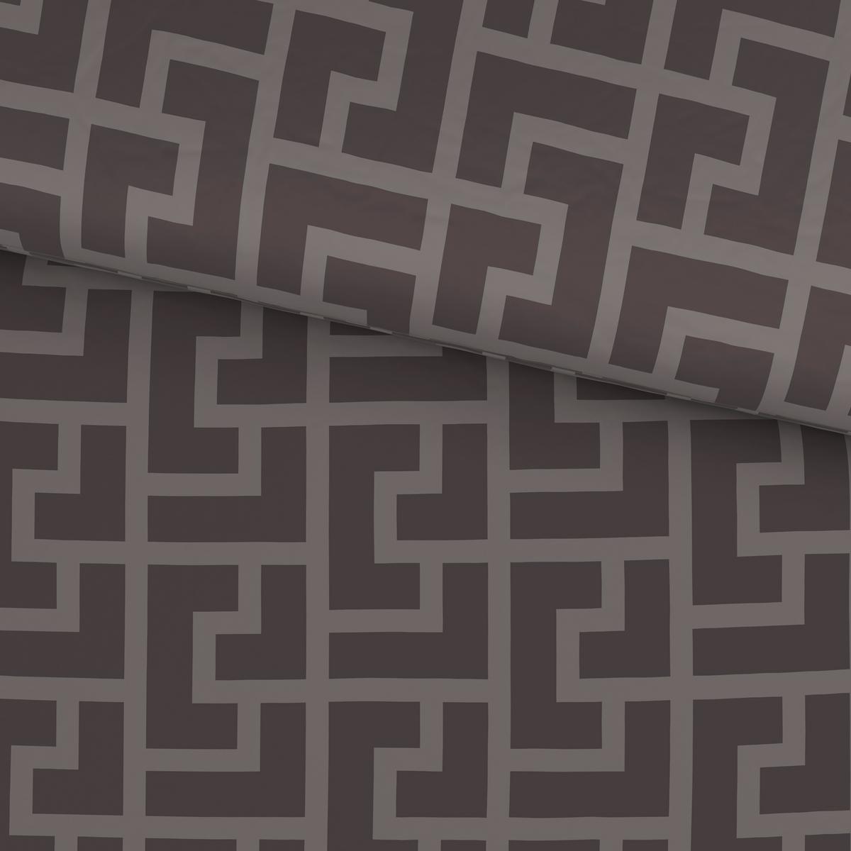 POVLEČENÍ MÄANDER - šedavě hnědá, Romantický / Rustikální, textil (140/200cm) - Mömax