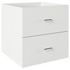 Doppelschublade Fortuna - Weiß, Basics, Holzwerkstoff (34/34/33,4cm) - MID.YOU
