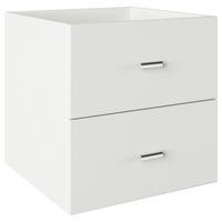 Doppelschublade Fortuna - Weiß, Basics, Holzwerkstoff (34/34/33,4cm) - MID.YOU
