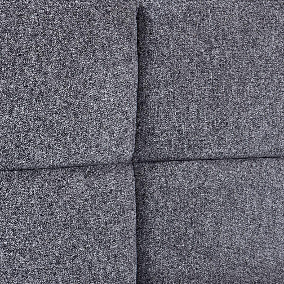 Polsterbett Mit Lattenrost 160x200 Cm Bellagio Anthrazit - Anthrazit/Buchefarben, KONVENTIONELL, Holz/Textil (160/200cm)