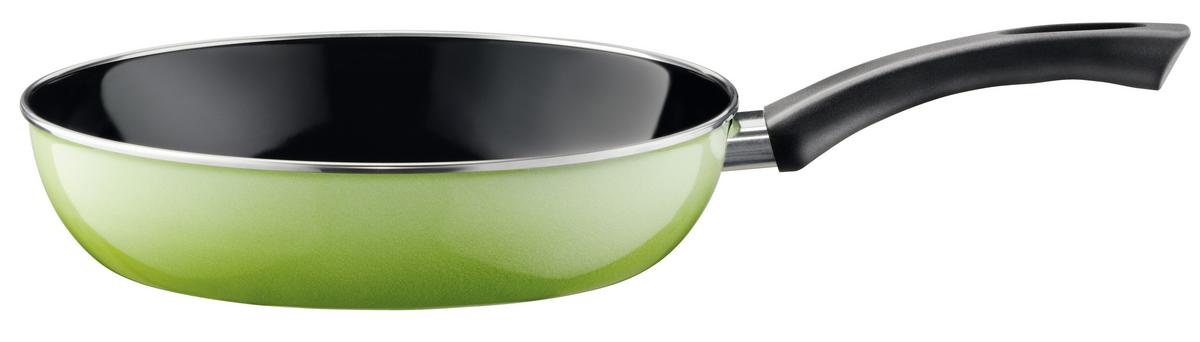 Kochtopfset Smaragd 7--teilig. Emaille inkl. Pfanne - Grün, Basics, Glas/Metall (48,5/28,5/24cm) - Riess