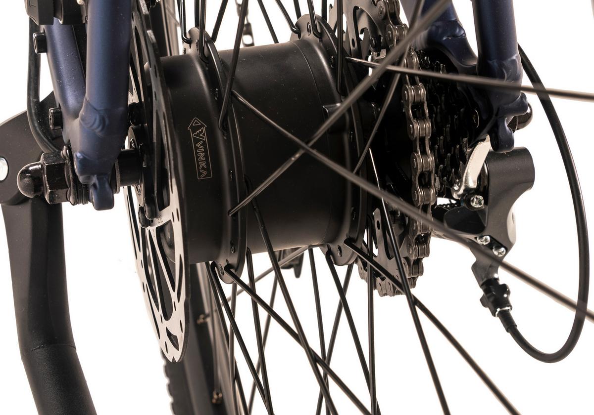 E-gravelbike  Tourenfahrrad Dunkelblau Matt - Dunkelblau, LIFESTYLE, Metall (180/70/100cm)