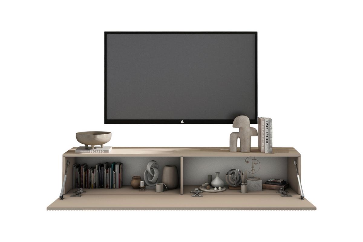 Lowboard Rio Kaschmir B: 160 Cm - Kaschmir, Design, Holzwerkstoff (160/29/30cm) - MID.YOU