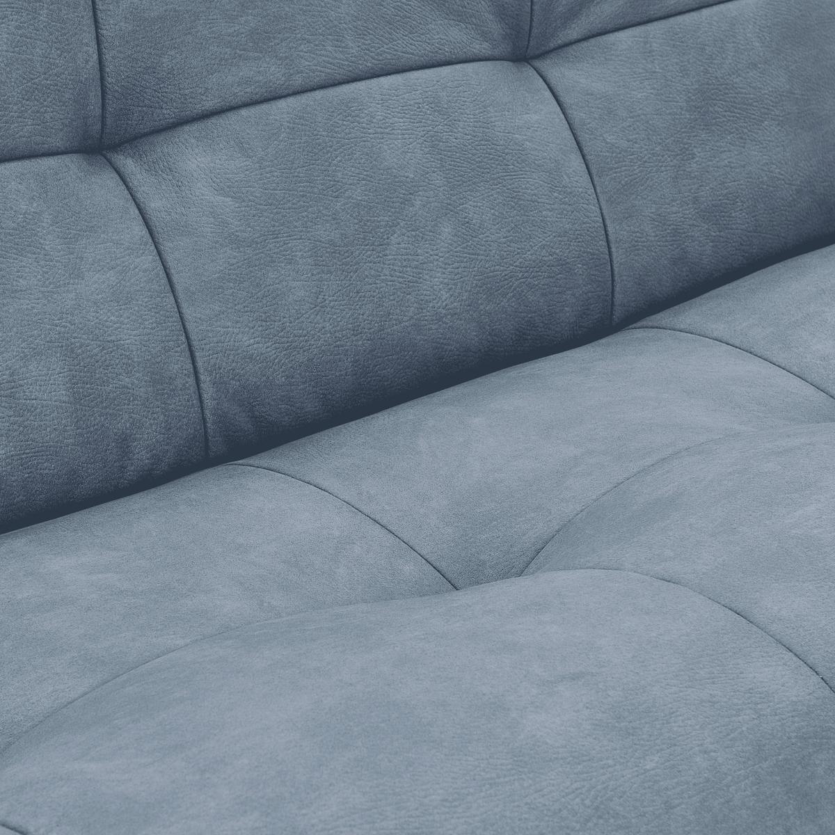 Ecksofa Giselle Blaugrau/grau S: 185x315 Cm - Blaugrau/Grau, Trend, Textil (185/315cm) - Livetastic