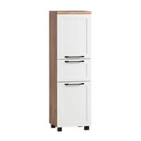 VYSOKÁ SKŘÍŇ ELMAU -EXKLUSIV- - bílá/černá, Romantický / Rustikální, kov/kompozitní dřevo (40/130/35cm) - Mömax