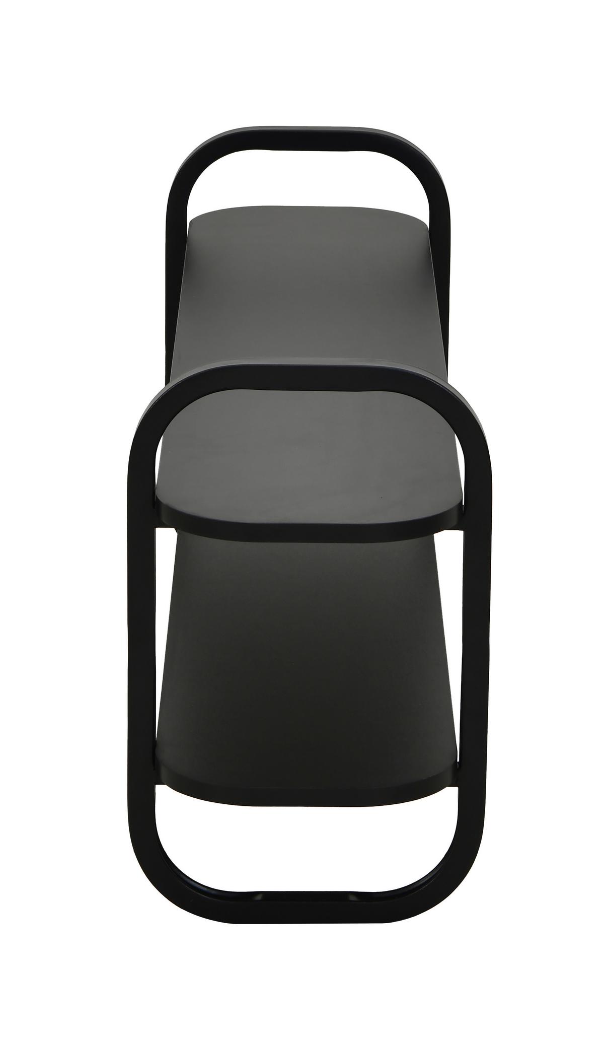 TV DIEL BEND -EXKLUSIV- - čierna, Modern, kov/kompozitné drevo (100/44/27cm) - Mömax
