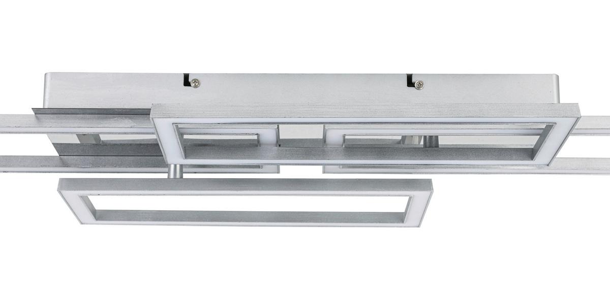 Led-deckenleuchte Niya - Chromfarben/Silberfarben, MODERN, Kunststoff/Metall (72/28,4/8cm) - Luca Bessoni