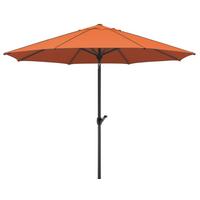 Sonnenschirm Adria BHT: 300x275x300 cm Terracotta - Anthrazit/Terracotta, Basics, Textil/Metall (300/275/300cm) - Schneider