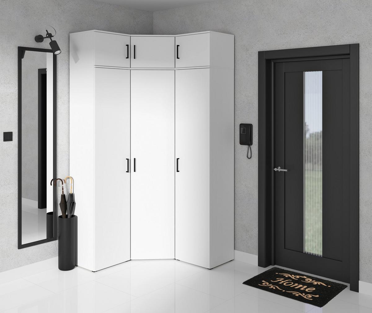 Komód Multistauraum - fehér, Modern, faalapú anyag (45/115/40cm) - Carryhome