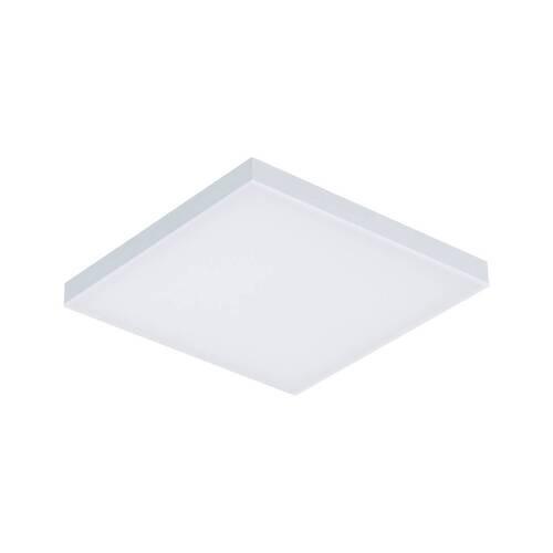 LED-Deckenleuchte L: 22,5 cm Weiß Matt Quadratisch - Weiß, Basics, Metall (22,5/22,5/5cm) - Paulmann