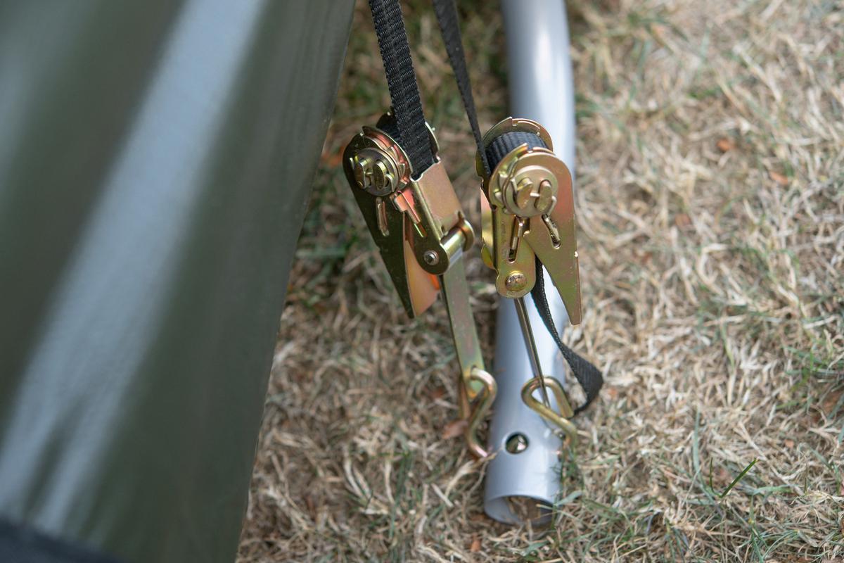 Zeltgarage Garage-In-A-Box 18,3m² - Grün, Basics, Kunststoff/Metall (610/300/240cm)