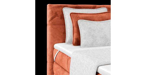 Boxspringbett mit Topper und Bettkasten 180x200 cm Medino - Rostfarben, KONVENTIONELL, Holz/Holzwerkstoff (180/200cm) - Luca Bessoni