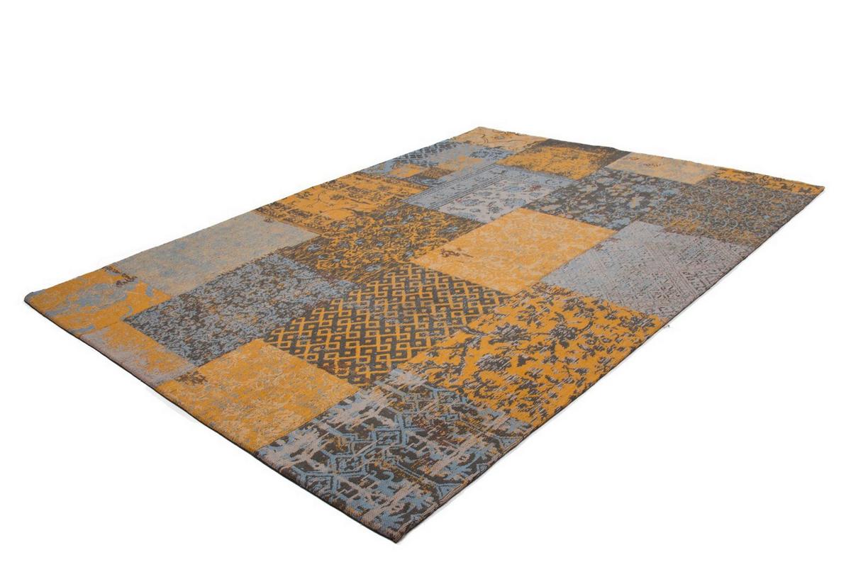 Flachwebteppich Symphony 160 Goldfarben, 80x150 cm - Goldfarben, KONVENTIONELL, Textil (80/150cm)