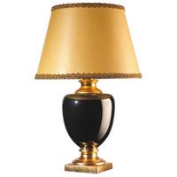 Tischleuchte 229/G - Hellbraun/Goldfarben, KONVENTIONELL, Keramik/Textil (45/45/75cm)