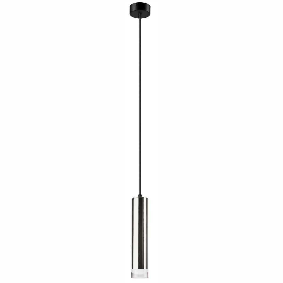 Hängeleuchte 39664 Diego Chrome - Chromfarben, Design, Metall (80/100cm)