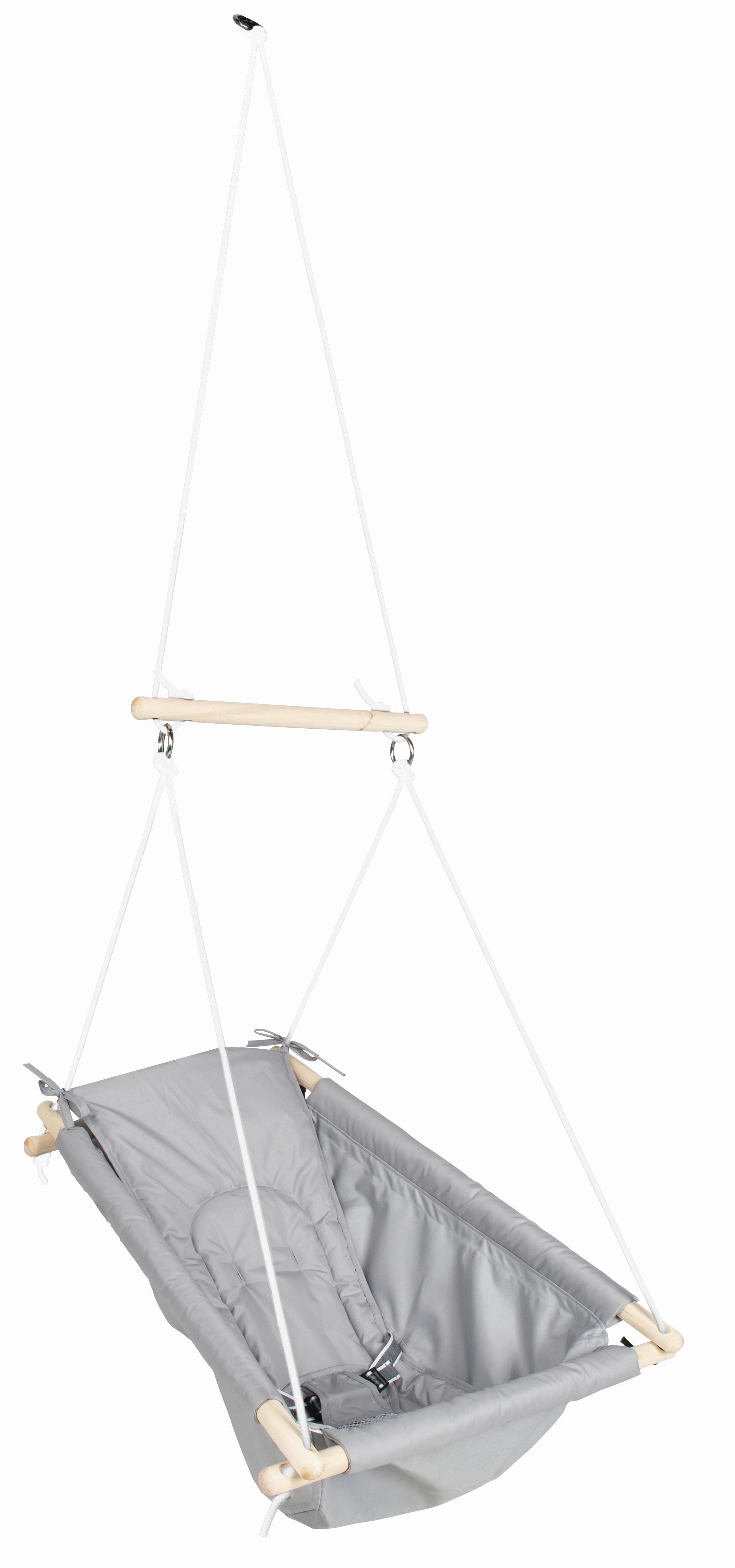 Kinder-Schaukelsessel 26026t Hängesitz - Taupe/Grau, Basics, Textil (61/28/76cm) - Roba