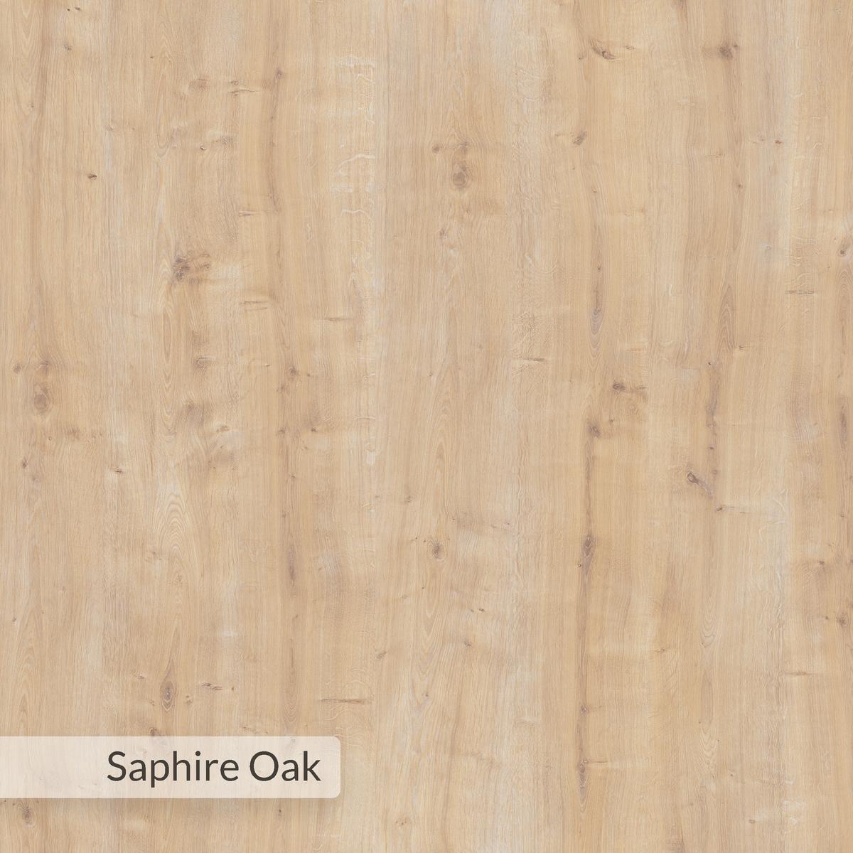 Beistelltisch Echo Eichefarben B: 30 cm - Eichefarben, Design, Holzwerkstoff/Metall (42/30/45cm) - Livetastic