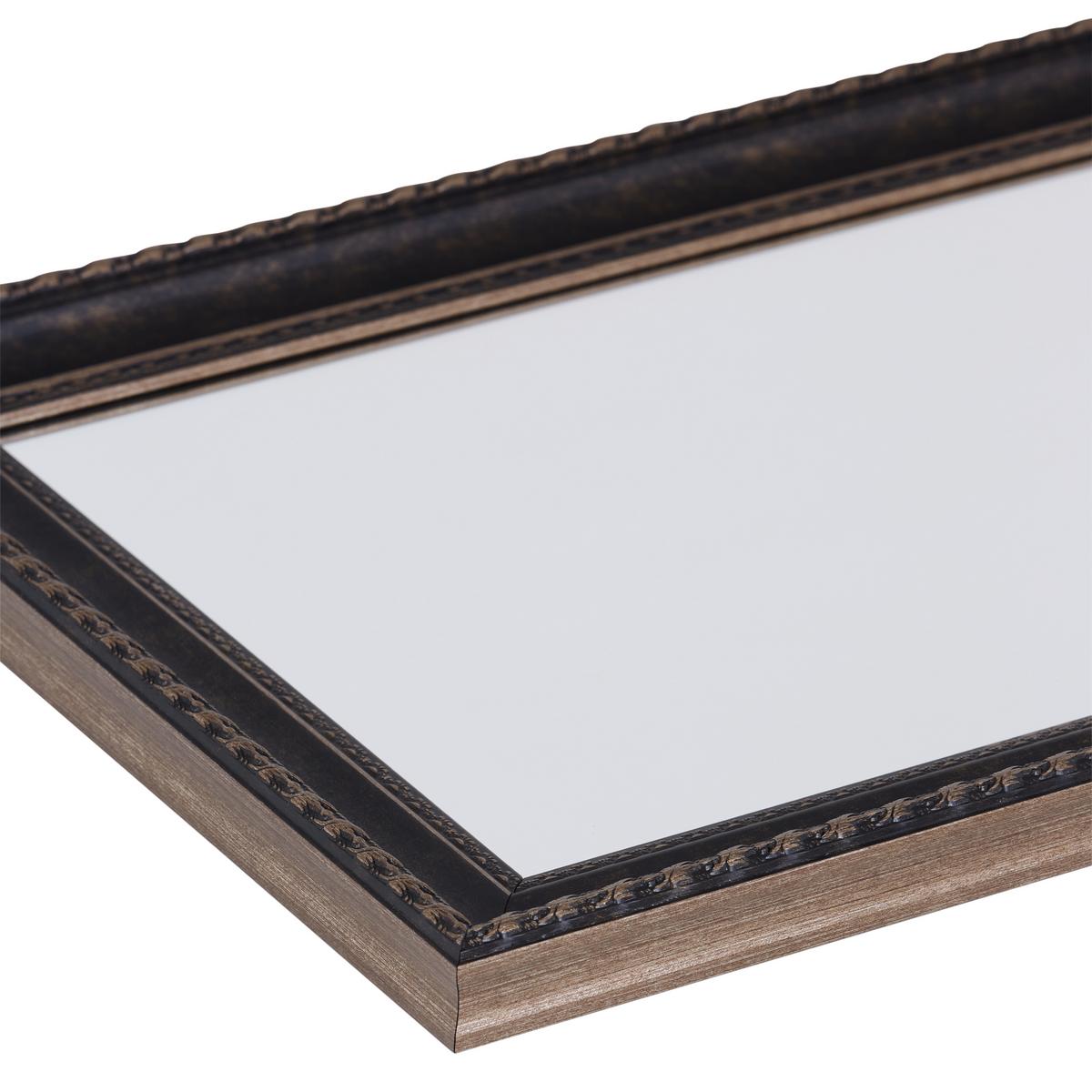Spiegel Karma Iv - Dunkelbraun, MODERN, Glas/Kunststoff (48/112cm)