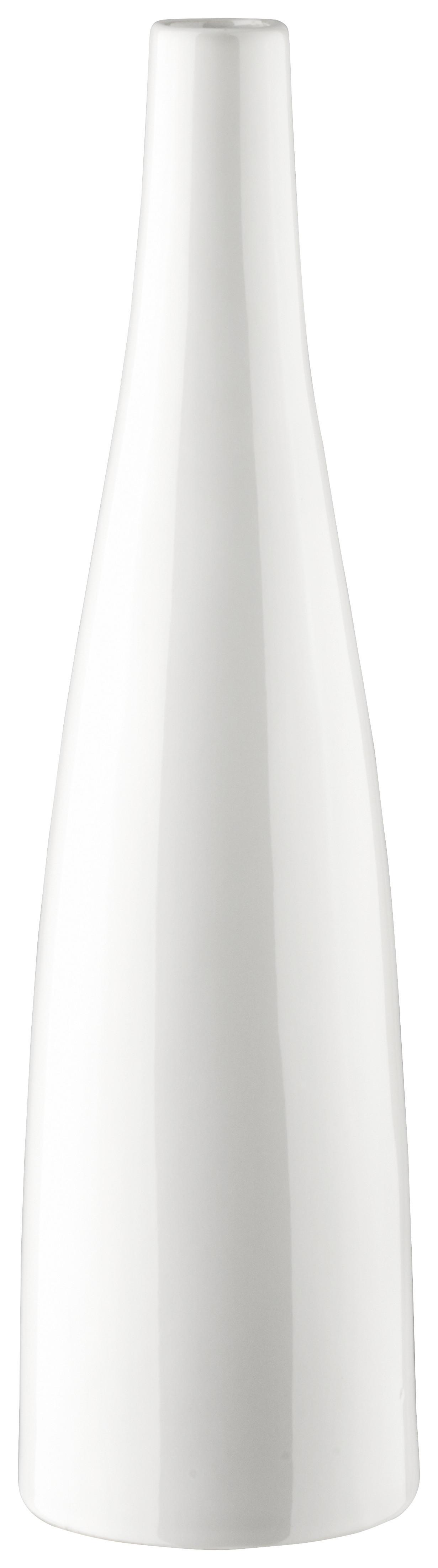 VÁZA PLANCIO - bílá, Moderní, keramika (10,5/39.6cm) - Modern Living