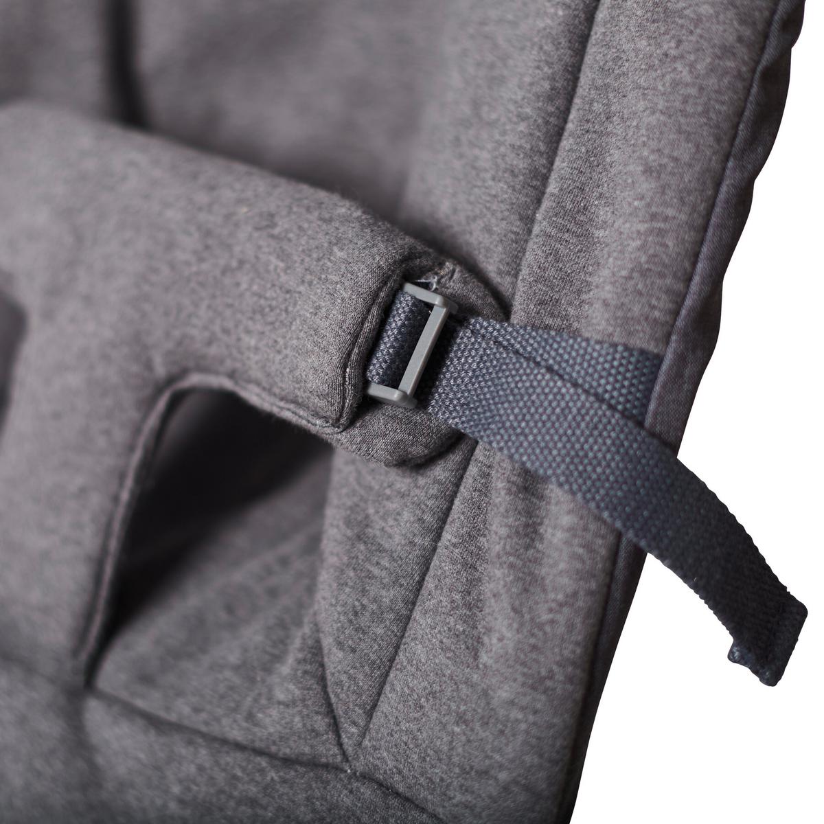 Schaukelwippe Evolux Anthrazit, B: 64 cm - Anthrazit, KONVENTIONELL, Holz/Textil (64/47/65,5cm) - Childhome