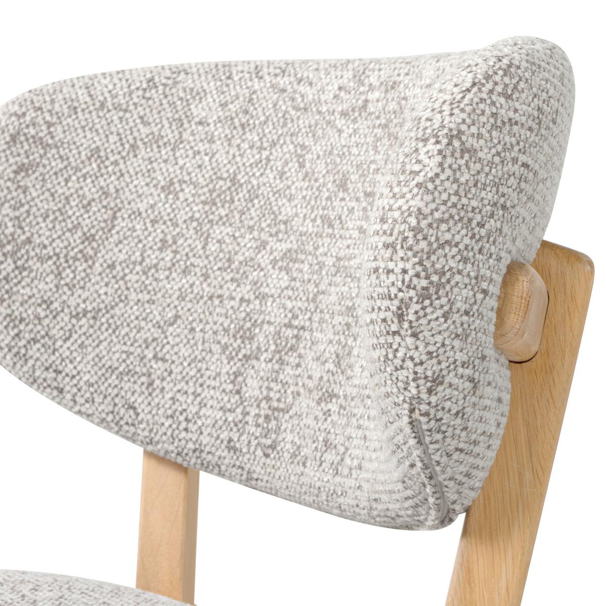 BARHOCKER Udar Naturfarben B: 51cm - Naturfarben, MODERN, Holz/Textil (51/94/58cm) - Livetastic