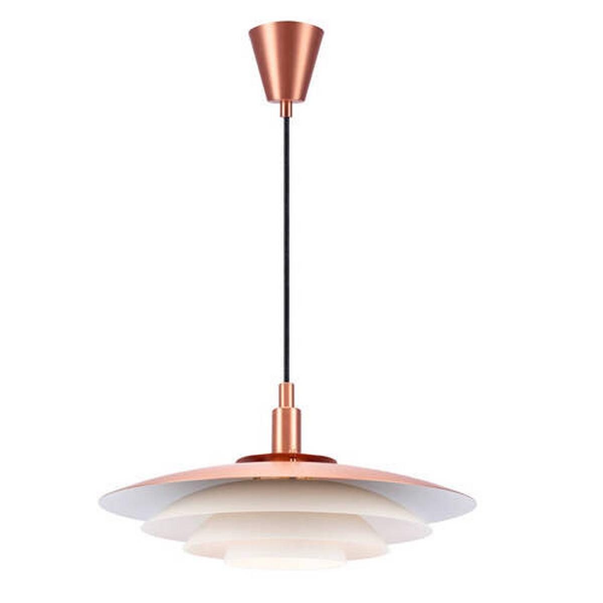 Hängeleuchte Bretagne Kupferfarben D: 38 cm - Kupferfarben, Design, Metall (38/18,8cm) - Nordlux