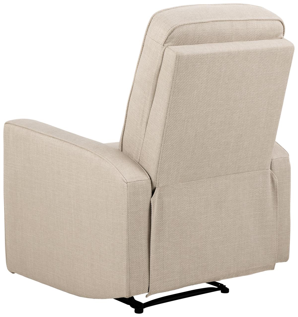 Fernsehsessel Asila - Beige/Schwarz, KONVENTIONELL, Textil (72/103/91cm) - MID.YOU