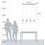LED-Hängeleuchte Zacharo - Klar/Nickelfarben, MODERN, Glas/Metall (97,5/8/150cm) LED-Hängeleuchte Zacharo - Klar/Nickelfarben, MODERN, Glas/Metall (97,5/8/150cm)