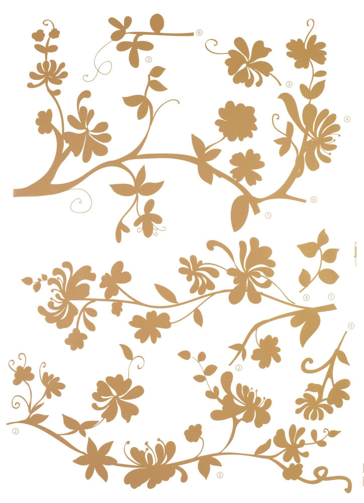 Dekosticker 17015h - Beige, Natur, Kunststoff (50/70cm)